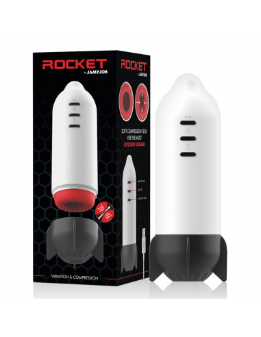 Jamyjob rocket masturbator soft compression tech and vibration - MySexyShop.eu