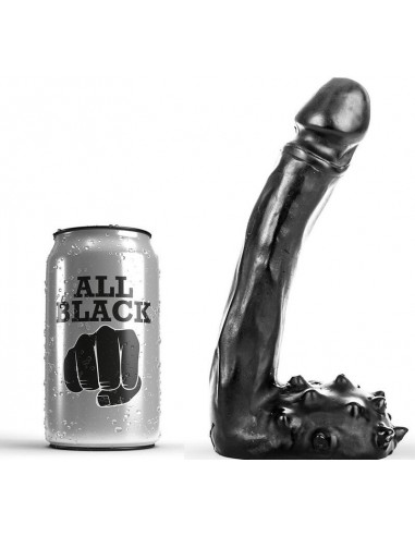 All black dildo 19cm