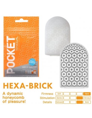 Tenga hexa brick pocket stroker | MySexyShop (PT)