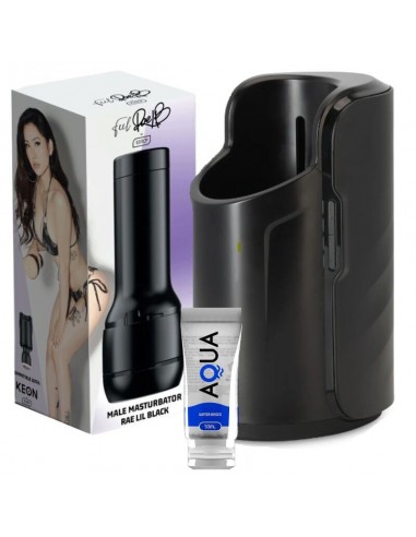 Kiiroo keon + feel rae lil stroker + aqua quality lube 50 ml - MySexyShop.eu