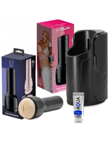 Kiiroo pack keon + feel nicolette shea + feel stroker + aqua quality 50 ml | MySexyShop (PT)