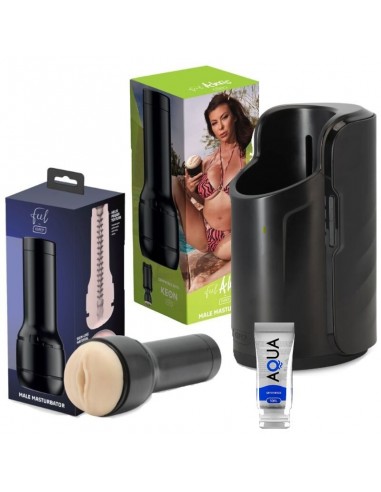 Kiiroo pack keon + feel alexis fawx + feel stroker + aqua quality 50 ml - MySexyShop.eu