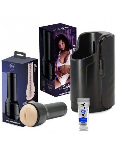 Kiiroo pack keon + feel september reign + feel stroker + aqua quality 50 ml - MySexyShop.eu