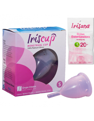 Iriscup menstrual cup small pink - MySexyShop (ES)