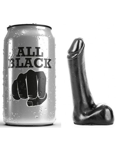 All black dildo 9cm - MySexyShop (ES)