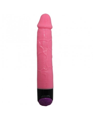 Colorful sex realistic vibrator pink 23 cm | MySexyShop