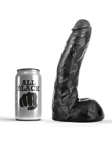 All Black 22cm Dong - MySexyShop (ES)