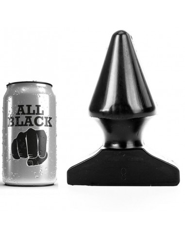 All black anal plug 17cm