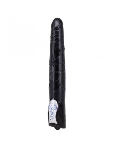 Sevencreations long john realistic vibrator up & down black |