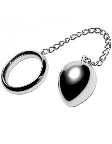 Metalhard cock ring 50mm + cadena con bola metal | MySexyShop