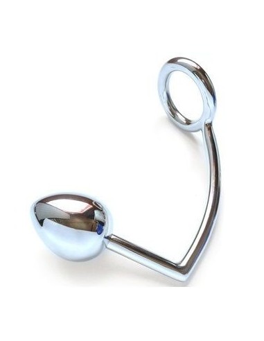 Metalhard cock ring mit anal bead 50mm - MySexyShop.eu