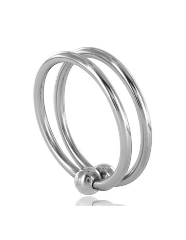 Metalhard double glans ring 28mm | MySexyShop