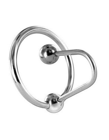 Metall hard anilla glande con plug - MySexyShop.eu