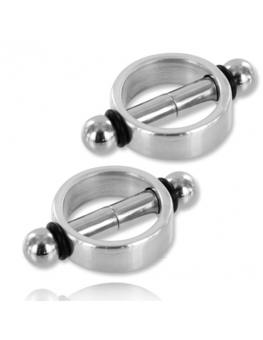 Metalhard magnetic nipple pinchers (pair) - MySexyShop (ES)