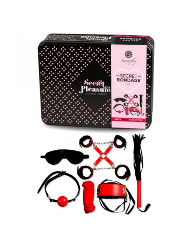 Secretplay bdsm set 6 pcs red collection | MySexyShop