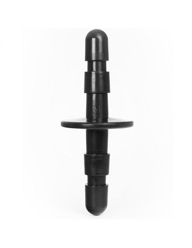 Hung double system anal plug black