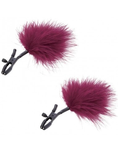 Sex & mischief enchanted feathered nipple clamps