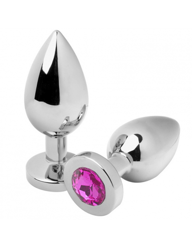 Bouchon Anal Metalhard Diamond Rose Petit 5.71cm - MySexyShop