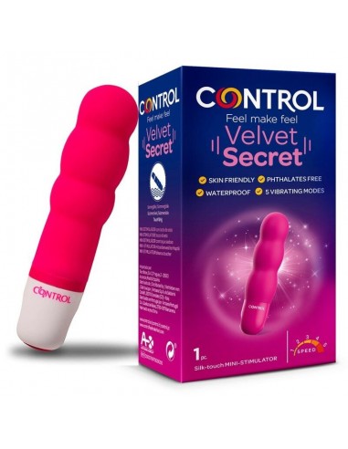 Control velvet secret mini estimulator - MySexyShop (ES)