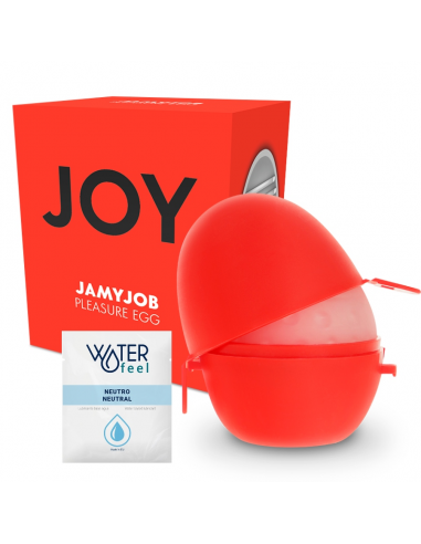 Jamyjob Egg Masturbator Version Rouge Discrett - MySexyShop